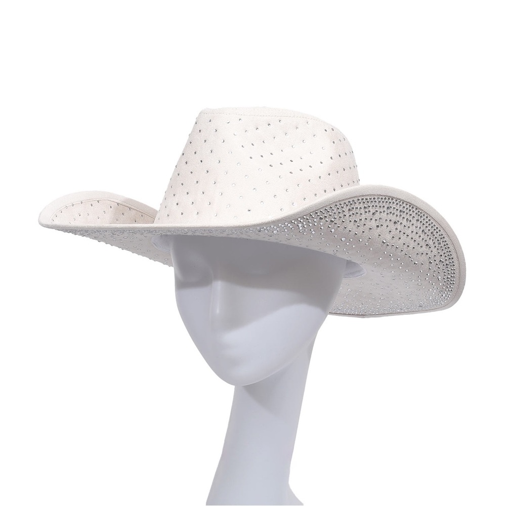 Cream Cowboy Hat - LADIES STATEMENT HAT!